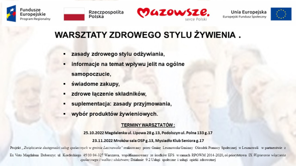 Warsztaty zdrowego stylu ywienia