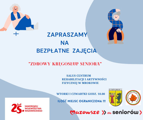 Zajęcia Zdrowy Kręgosłup Seniora Mroków